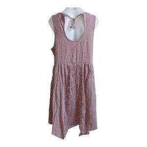 Euc Abercrombie & Fitch Womens Sz Large Shift Dress Purple Scoop Neck Sleeveless